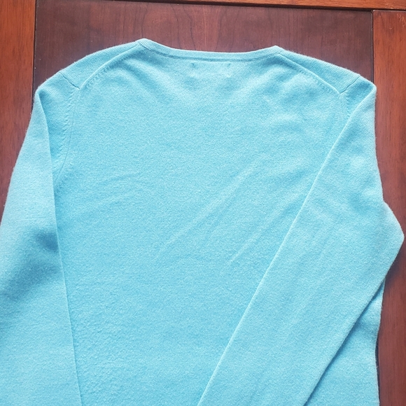 Cashmere Sky Blue Sweater M - Picture 2 of 4